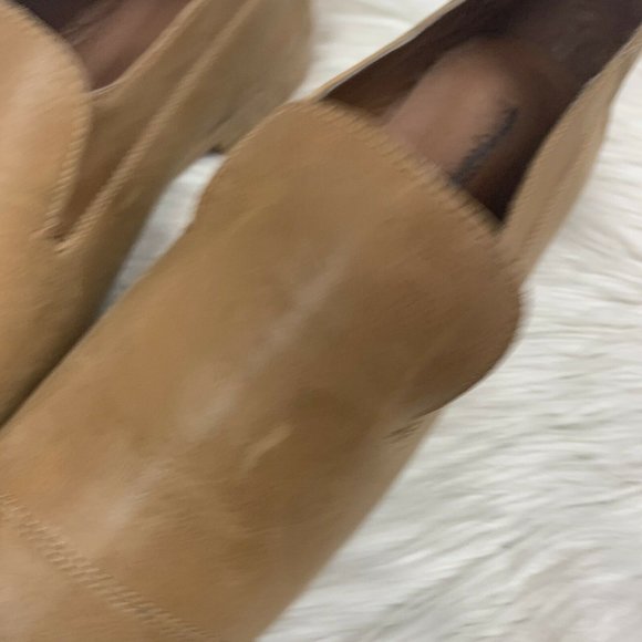 NEW Jeffrey Campbell tan leather slip on loafer - Picture 4 of 10